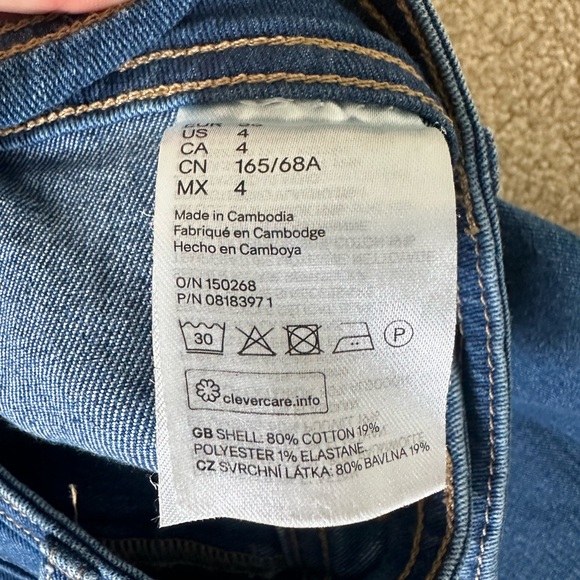 H&M Blue Denim Flared Jeans - Picture 6 of 7